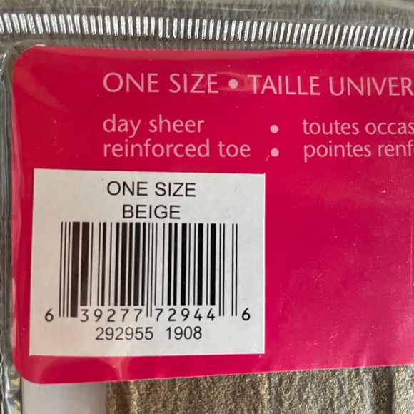 One size Beige Sophi Pantyhose 100 to 150 lbs fit 5’ to 5’8” - Picture 5 of 8